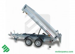 Ribaltabile trilaterale con comando elettroidraulico e manuale